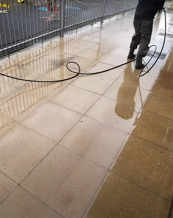 A Project Detailing Fresh Look Painting's Pressure Washing Services